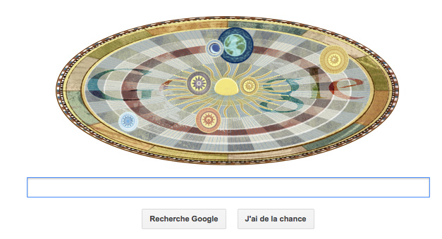 Nicolas Copernic en doodle du jour