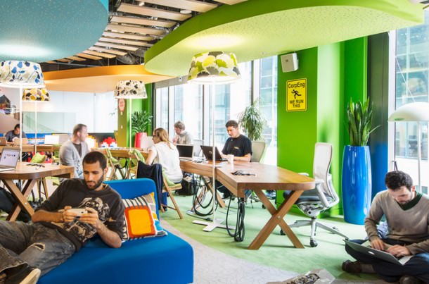Pourquoi tout le monde veut travailler chez Google ? Ah oui ... voilà pourquoi - Nouveaux bureaux Google à Tel-Aviv