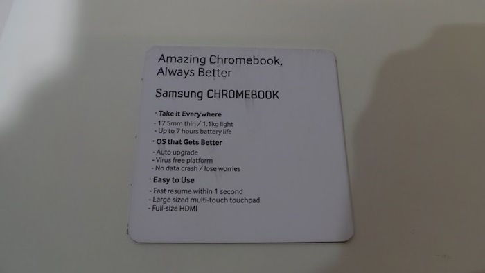 Prise en main du Chromebook de Samsung : du cloud pour tous - Caractéristiques du Chromebook de Samsung