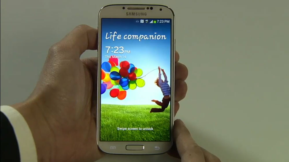 samsung galaxy s4 screen