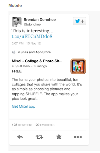 App Card : des cartes applications