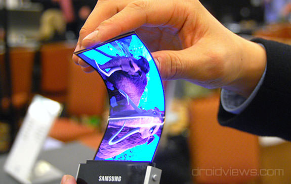 Samsung a déjà officialisé ses écrans souples lors du dernier CES 2013
