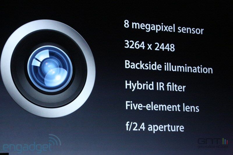 L'iPhone 5S pourrait inclure un capteur de 12 mégapixels et améliorer la prise de vue de nuit