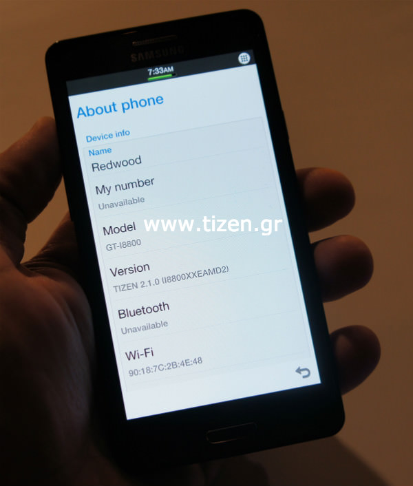 Le premier téléphone Tizen au monde devrait être prochainement révélé