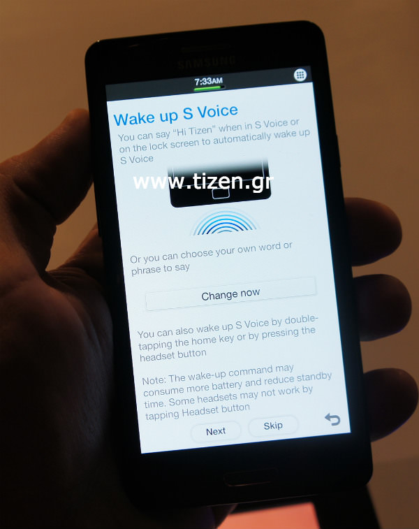 Le premier téléphone Tizen au monde devrait être prochainement révélé 55 Tizen S Voice 3