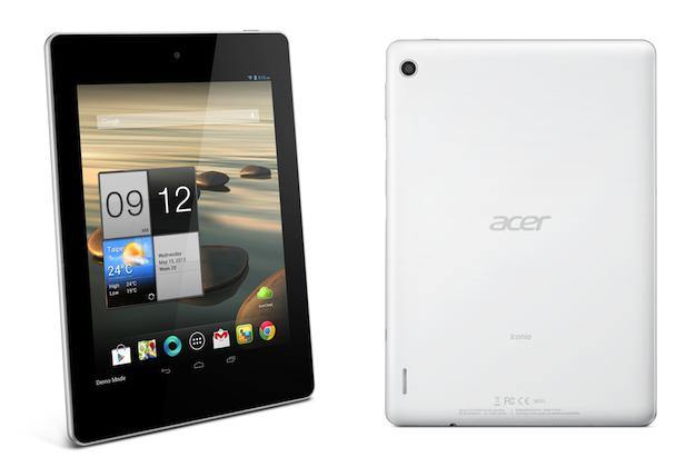 Acer conteste l'iPad Mini avec l'Iconia A1, une tablette quad-core de 7,9 pouces