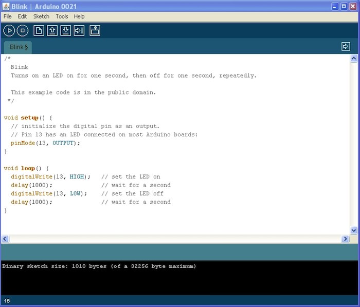 L'IDE Arduino 1.0.5 est dans les bacs