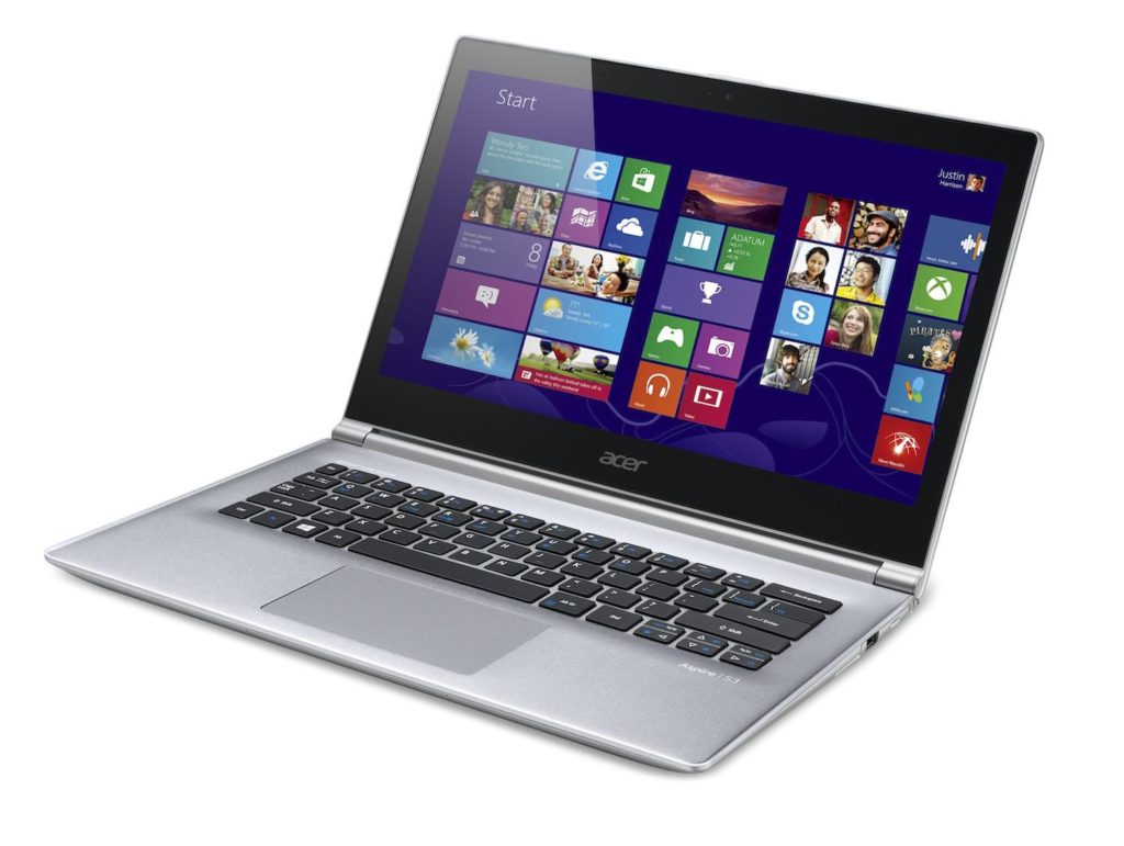 Aspire S3 392 left facing