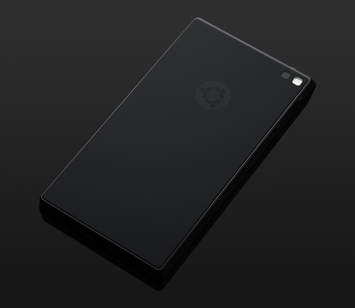 Vue de face du Ubuntu Edge