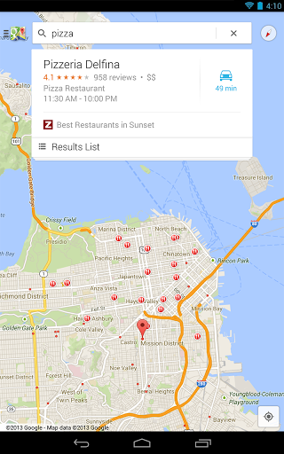 Maps pour Android a été totalement relooké