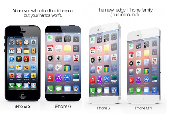 Concept de l'iPhone 6 réalisé par Johnny Plaid