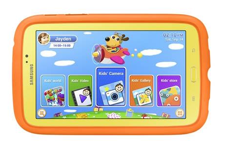 Samsung dévoile officiellement l'édition enfant de sa Galaxy Tab 3, nommée Kids