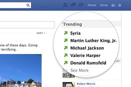 Facebook teste actuellement les sujets tendances, similaires au trending topics de Twitter