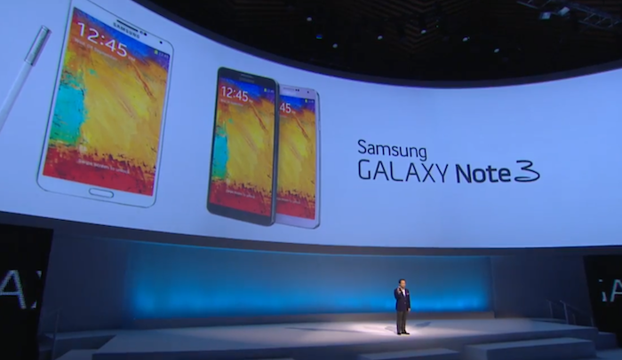IFA 2013 : Samsung lance le Galaxy Note 3 disponible le 25 septembre