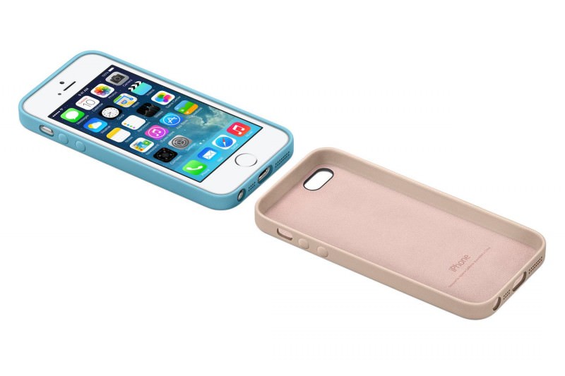 Les photos officielles de l'iPhone 5S 55 iphone 5s blue and pink leather cases