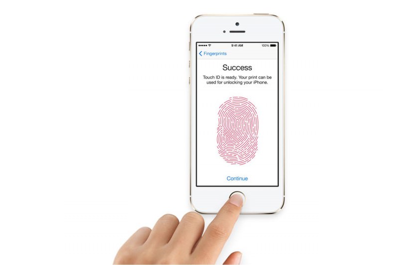Les photos officielles de l'iPhone 5S 60 iphone 5s gold finger sensor screen