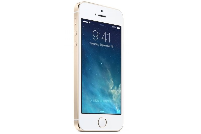 Les photos officielles de l'iPhone 5S 64 iphone 5s gold vertical angled