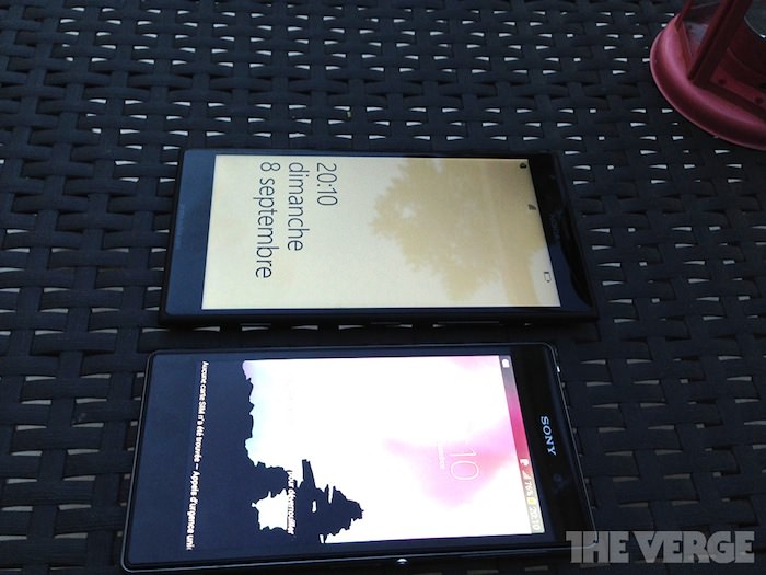 Comparaison Lumia 1520 vs. Xperia Z