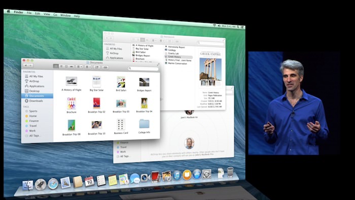 OS X Mavericks devrait être commercialisé à la suite de la keynote
