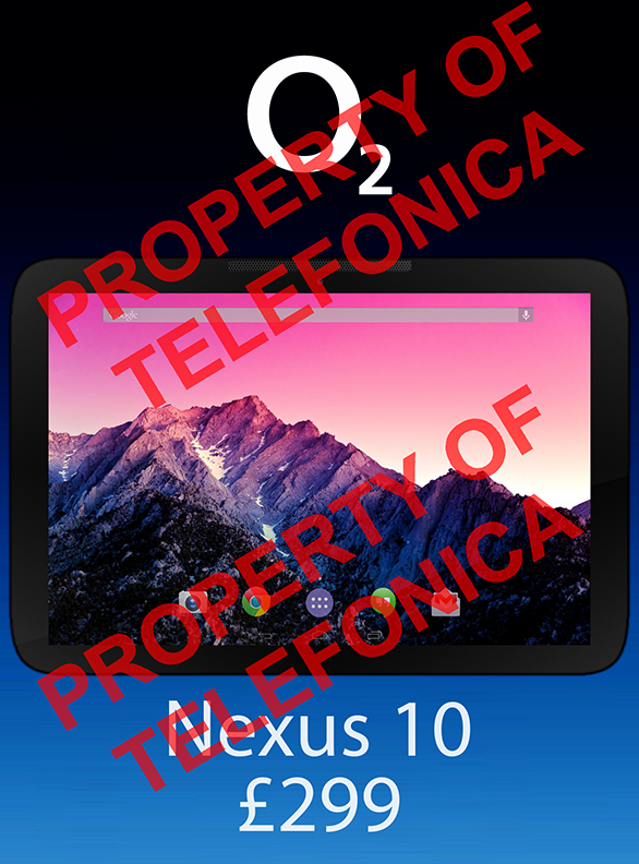 La Nexus 10 (2013) produit par LG commercialisée à 299 euros en version LTE ?