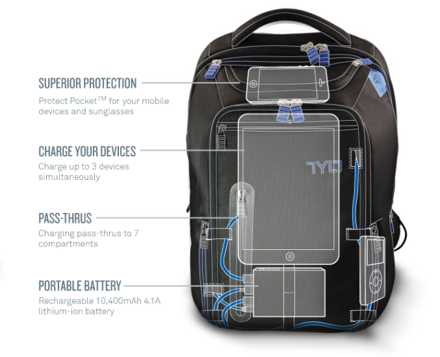 Tylt Energi : un sac à dos dédié à toutes les personnes connectées