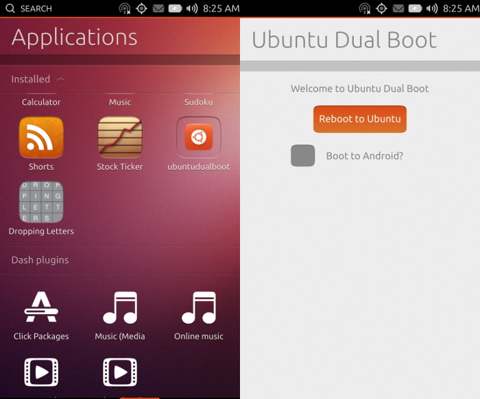 Canonical dévoile son installeur dualboot Ubuntu pour les dispositifs Android
