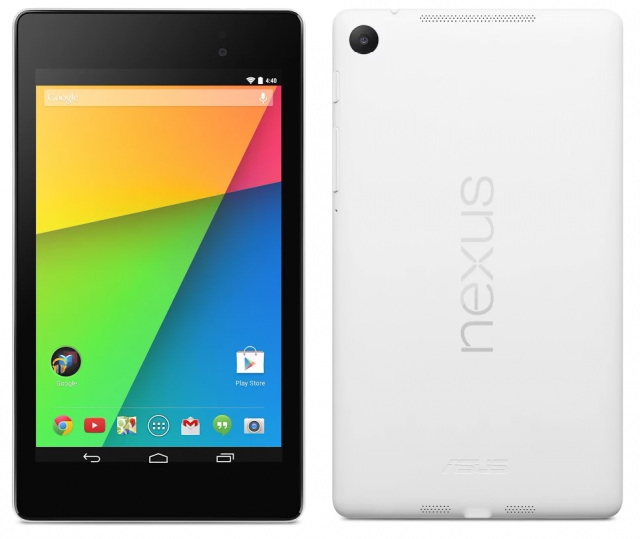 Nexus 7 en blanc