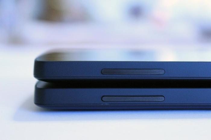 Vue du côté gauche du Nexus 5