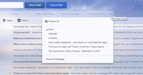 Nouveautés de Yahoo Mail