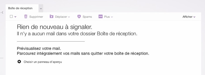 Activer la nouvelle gestion des onglets dans Yahoo Mail