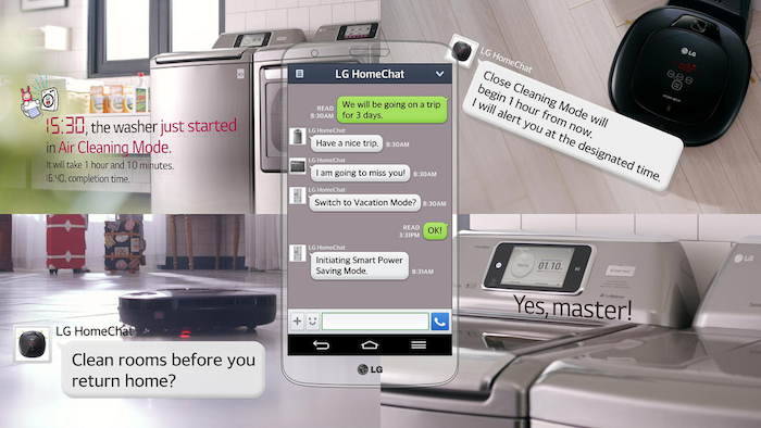 La technologie HomeChat de LG pourrait être le futur