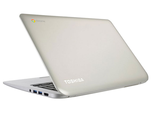 Vue de dos du Chromebook Toshiba de 13,3 pouces