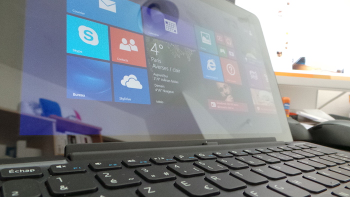 Windows 8.1 est bel et bien dans la tablette