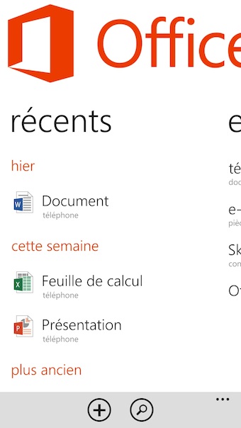 Office est vraiment bien sur un grand écran