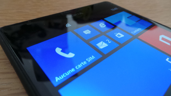 Vue de face du Nokia Lumia 1520
