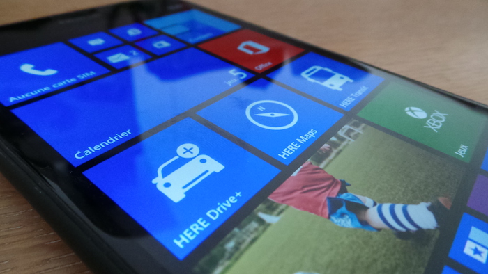 Écran du Nokia Lumia 1520