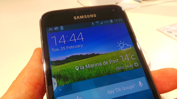 MWC'14 : prise en main du Samsung Galaxy S5, un smartphone complet 26 20140225 144408