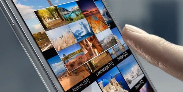 Galaxy S5 : un lecteur d'empreintes digitales intégré dans les coins de l'écran