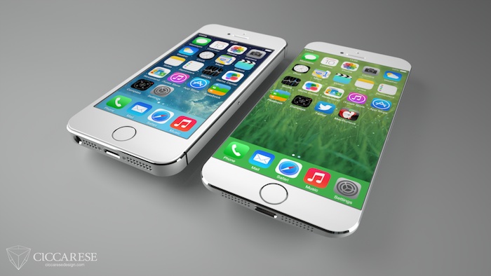 iPhone 5S vers iPhone 6