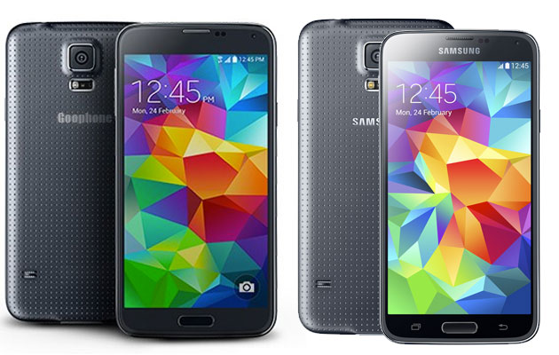 Goophone S5 versus Samsung Galaxy S5