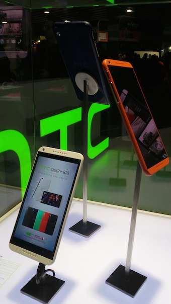 Multiple coloris pour le HTC Desire 816