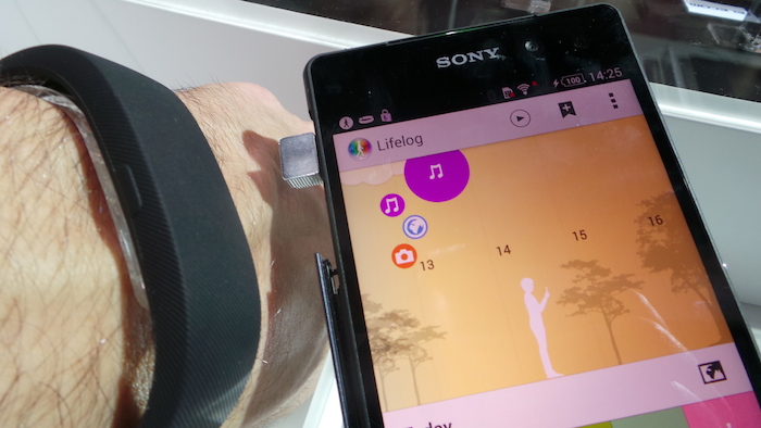 Le Sony SmartBand et l'application Lifelog