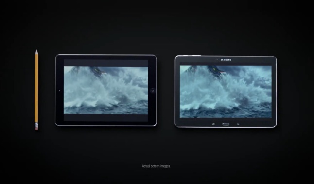 Samsung déclenche plusieurs publicités attaquant l'iPad Air et l'iPhone 5S