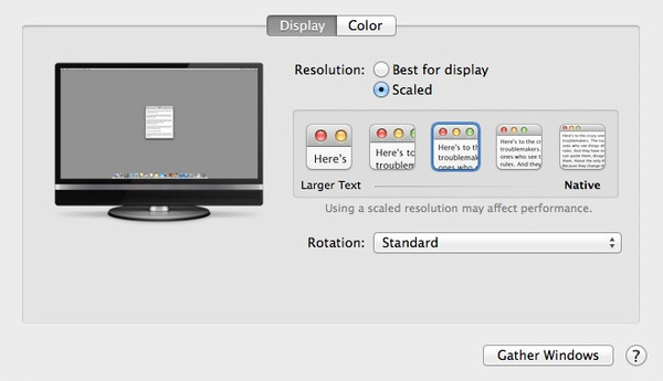 OS X Mavericks 10.9.3 offrirait un mode Retina pour les écrans 4K