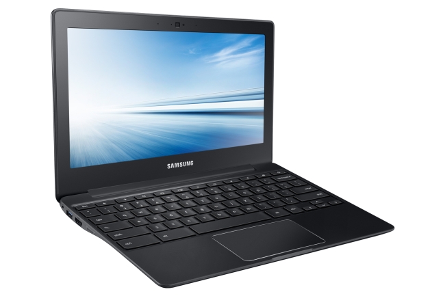 Samsung dévoile ses Chromebook 2 : vue de face