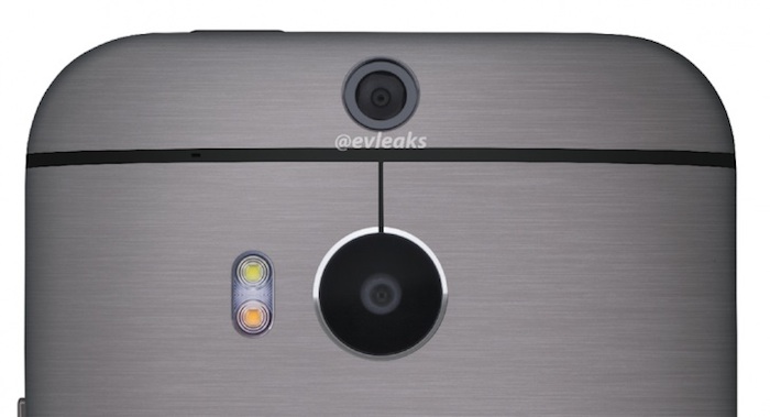 The All New HTC One : une photo de ses caméras à l'arrière
