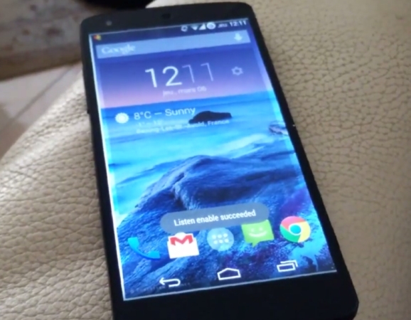 Un Nexus 5 toujours à l'écoute comme le Moto X ?