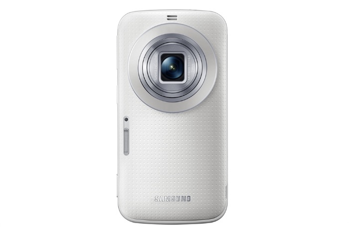 Samsung présente le Galaxy K Zoom 55 Galaxy K zoom Shimmery White 02Lens open