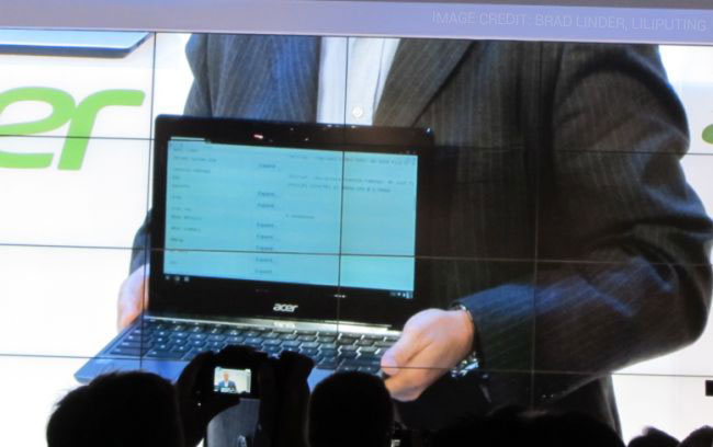 Acer tease un prochain Chromebook avec un processeur Core i3
