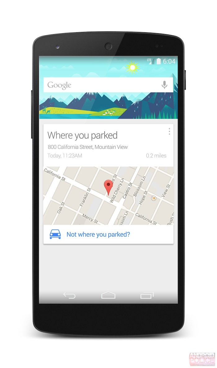 Google Now pourrait bientôt vous rappeler où vous êtes garé